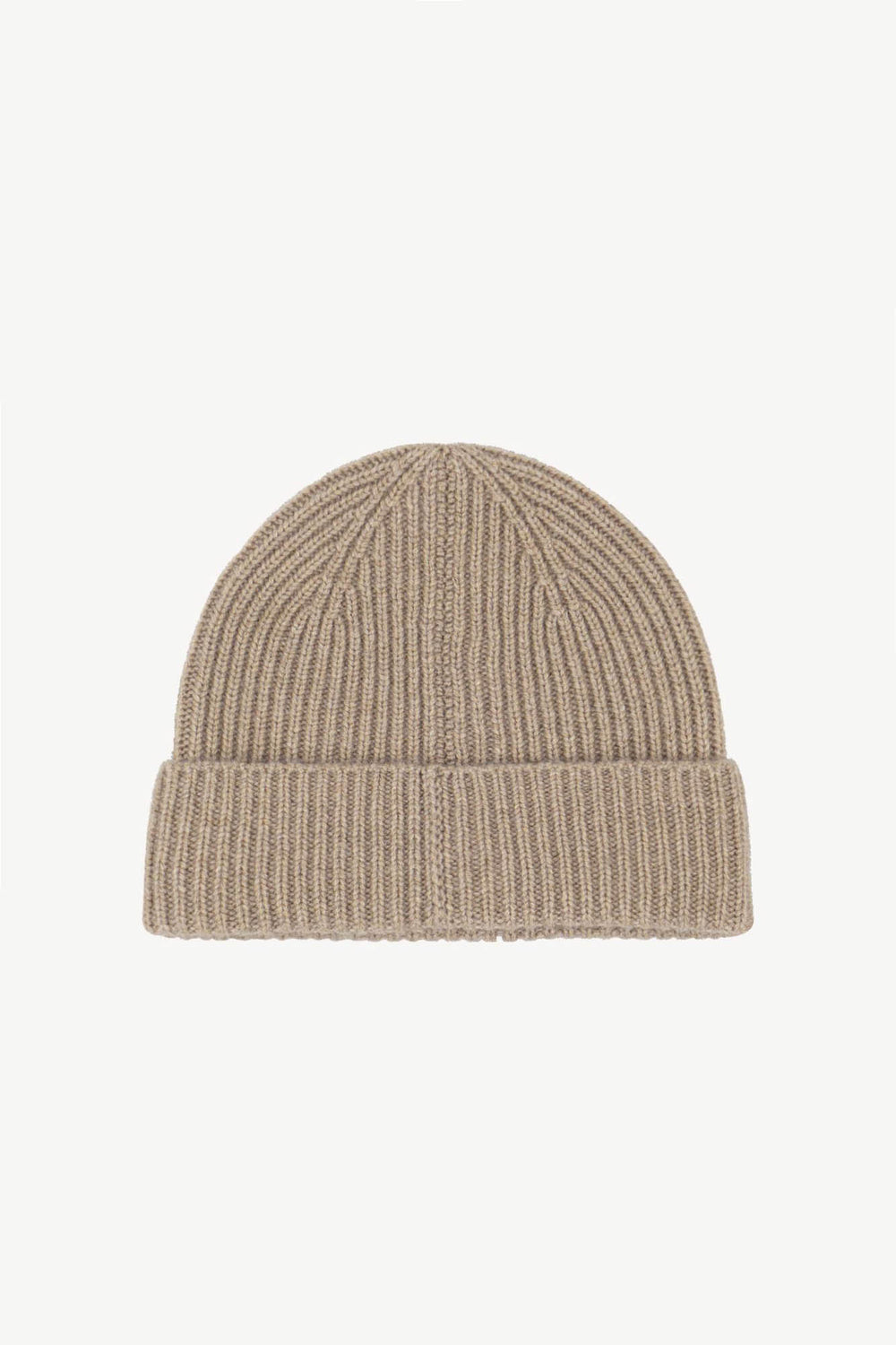 Dune Unisex Pure Cashmere Short Ribbed Beanie