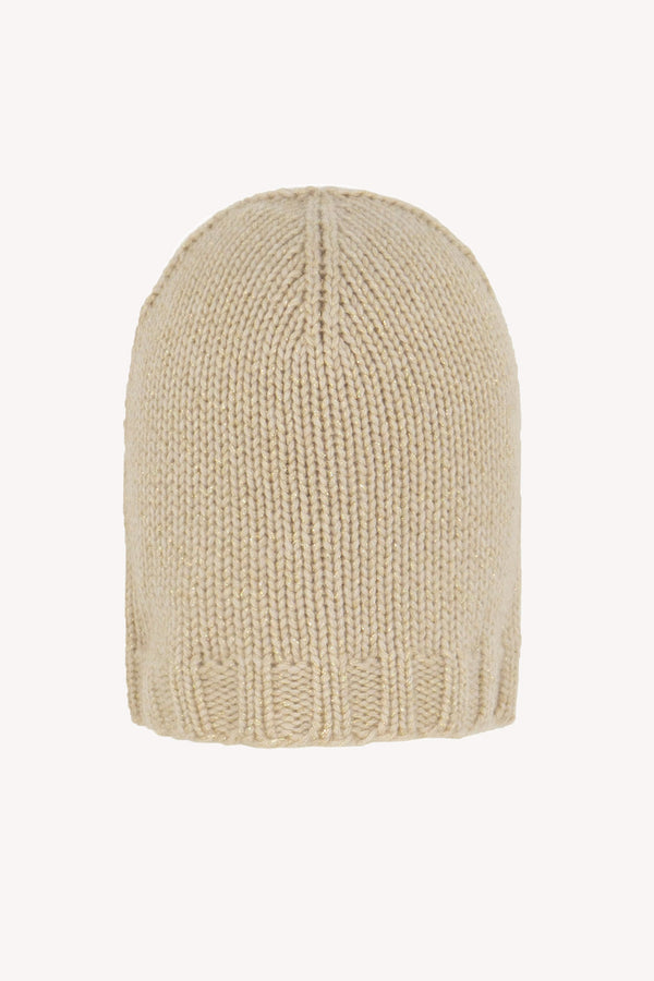 Berretto Lurex Puro Cashmere