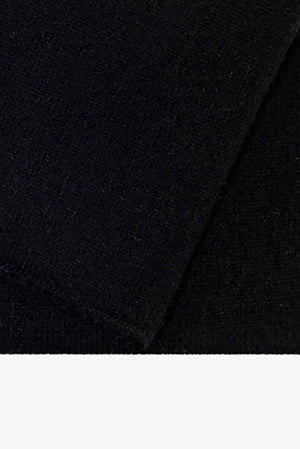 Scaldacollo Unisex in Puro Cashmere Nero