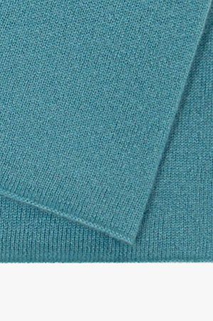 Scaldacollo Unisex in Puro Cashmere Turchese