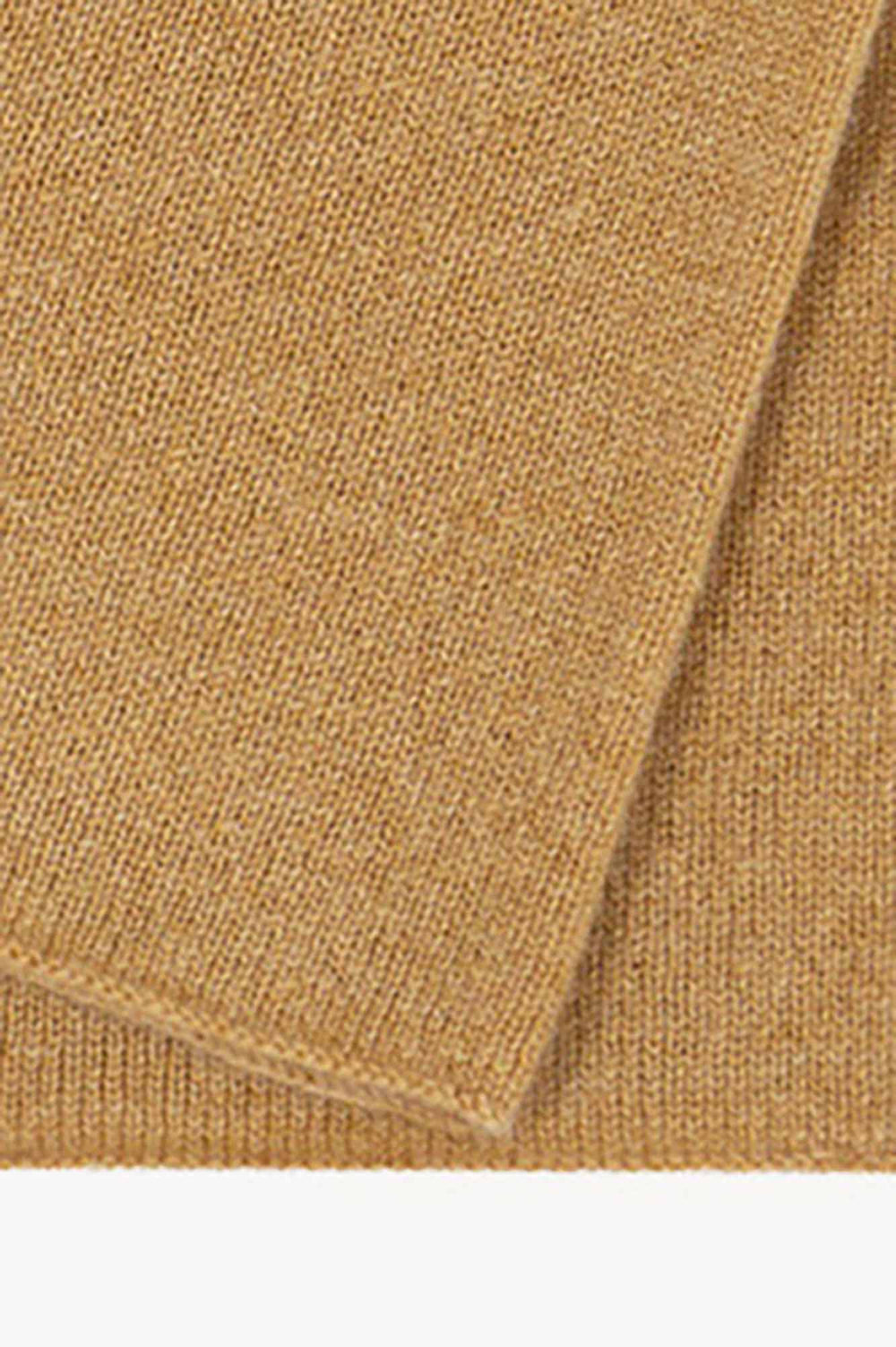 Scaldacollo Unisex in Puro Cashmere Cammello