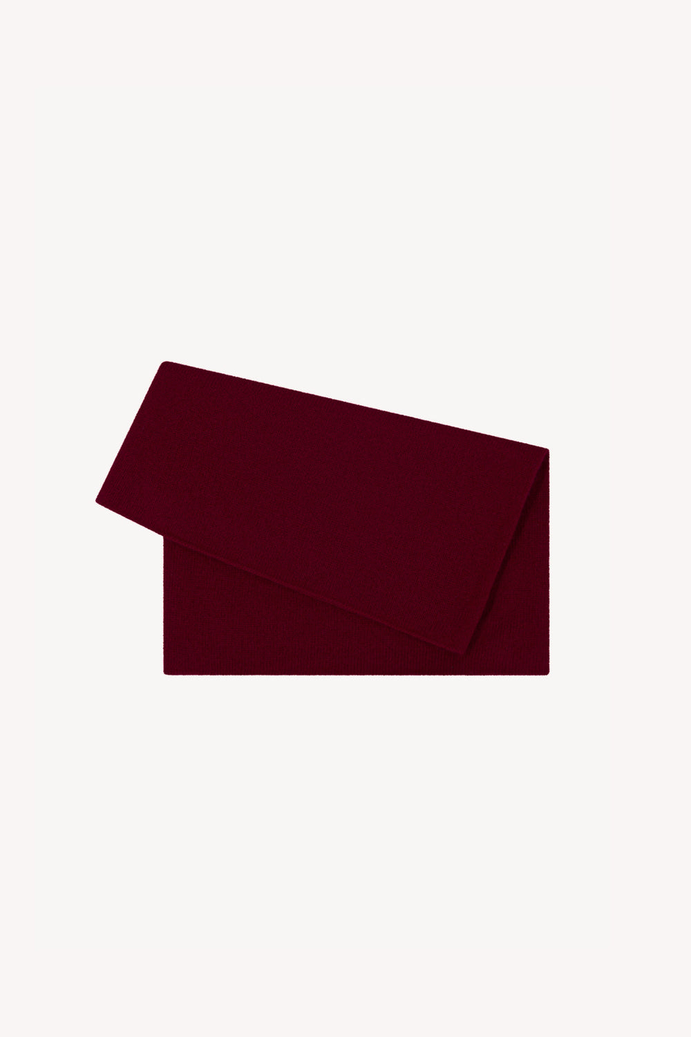 Dark Red Unisex Pure Cashmere Neck Warmer