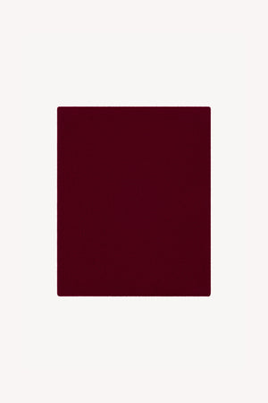 Dark Red Unisex Pure Cashmere Neck Warmer