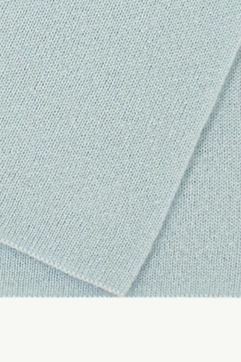 Scaldacollo Unisex in Puro Cashmere Acquamarina