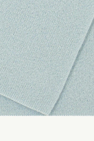 Scaldacollo Unisex in Puro Cashmere Acquamarina