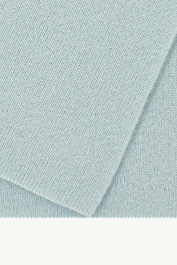 Scaldacollo Unisex in Puro Cashmere Acquamarina