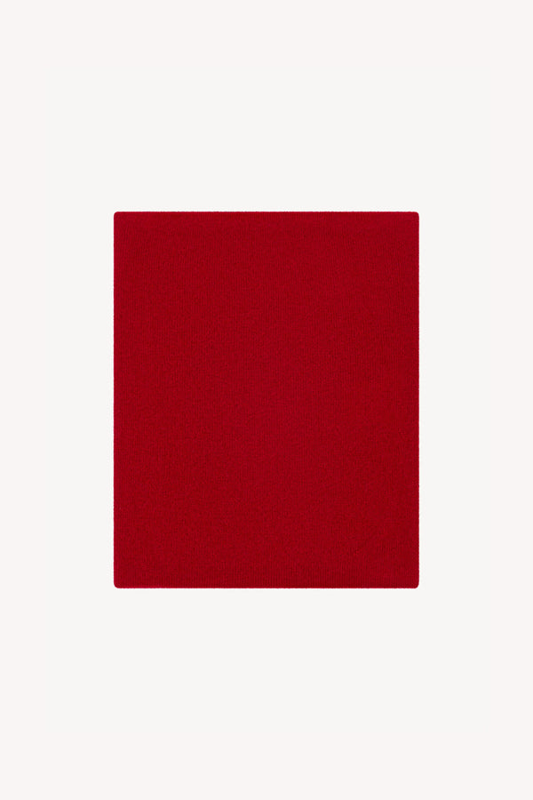 Scaldacollo Unisex in Puro Cashmere Rubino