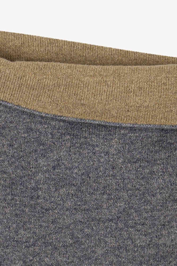 Scaldacollo Reversibile Unisex in Puro Cashmere Derby-Dune