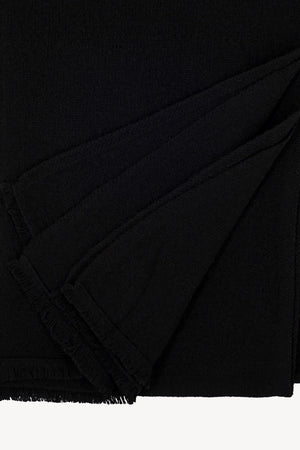 Stola Velo in Puro Cashmere Nero