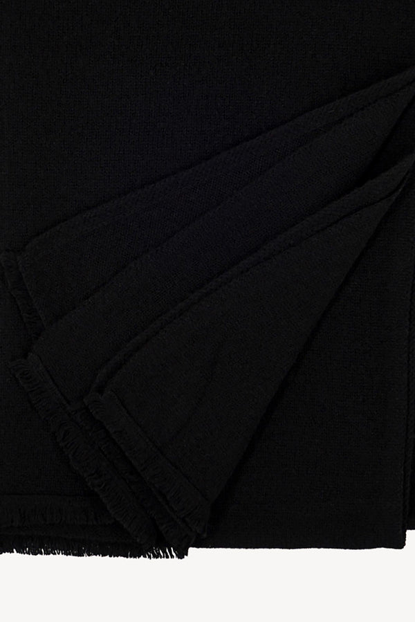 Stola Velo in Puro Cashmere Nero