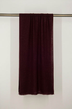 Stola Velo in Puro Cashmere Acero