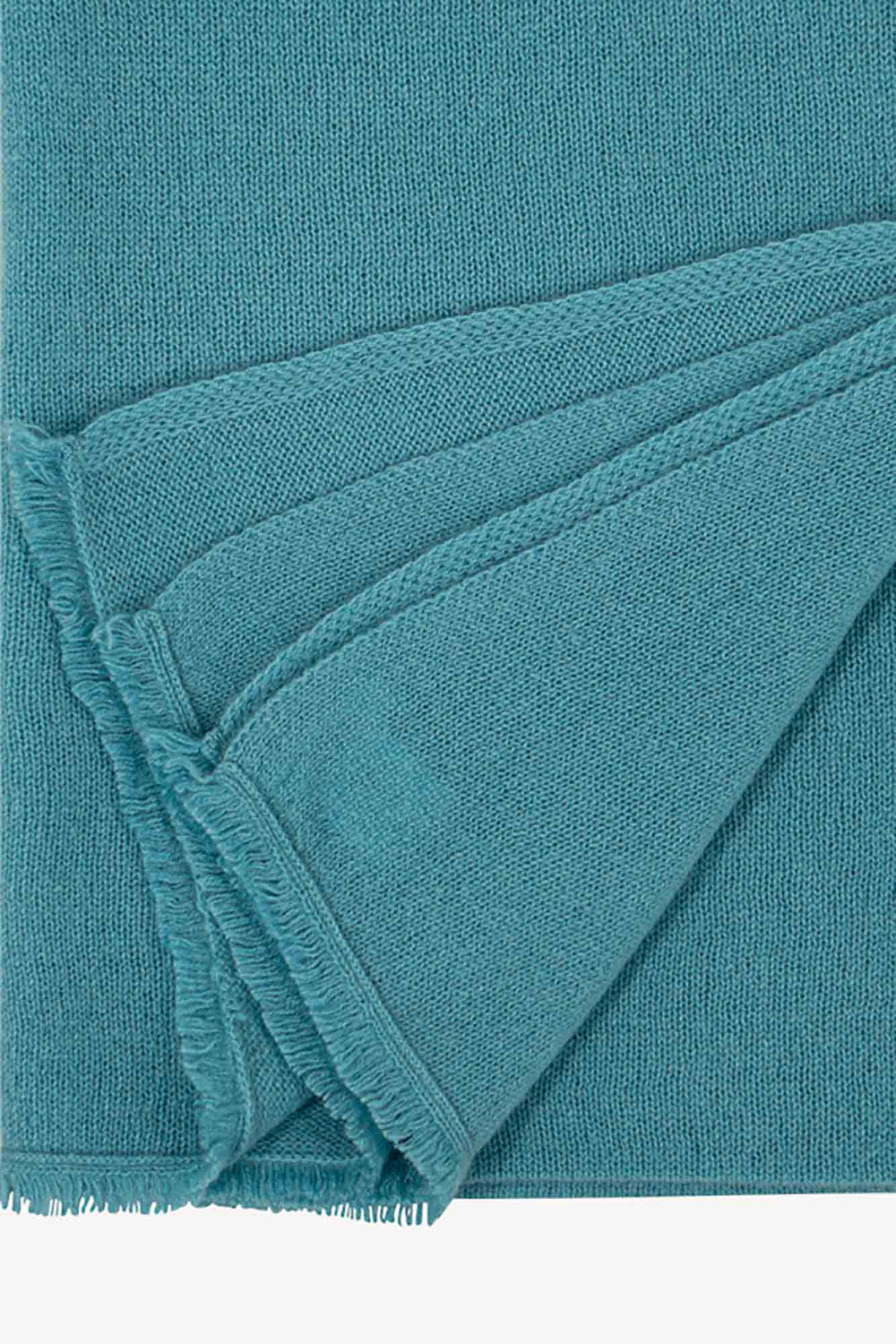 Stola Velo in Puro Cashmere Turchese