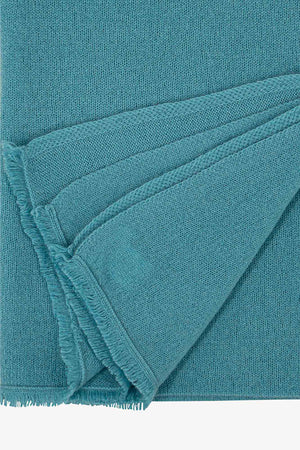 Stola Velo in Puro Cashmere Turchese