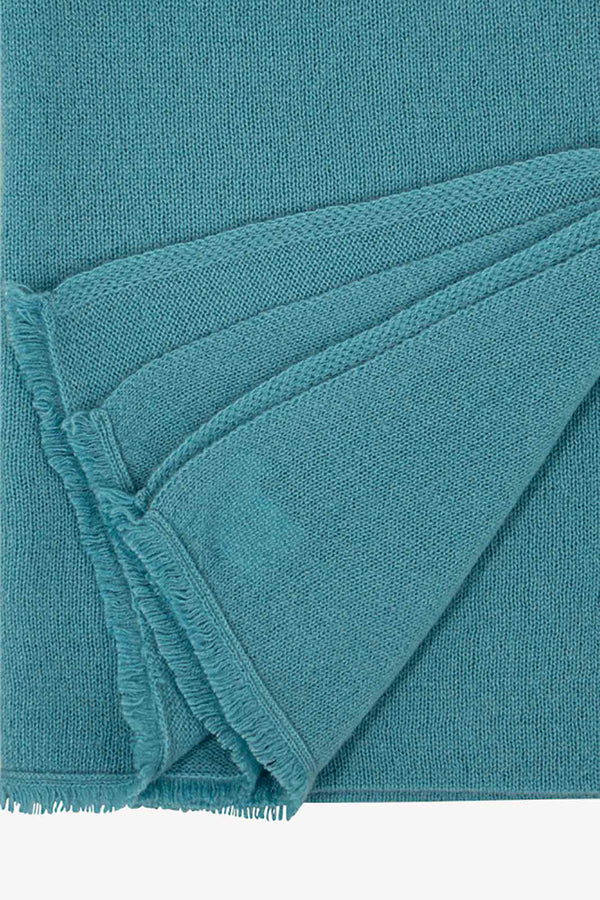 Stola Velo in Puro Cashmere Turchese