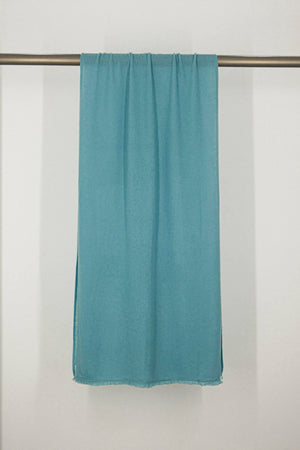 Stola Velo in Puro Cashmere Turchese
