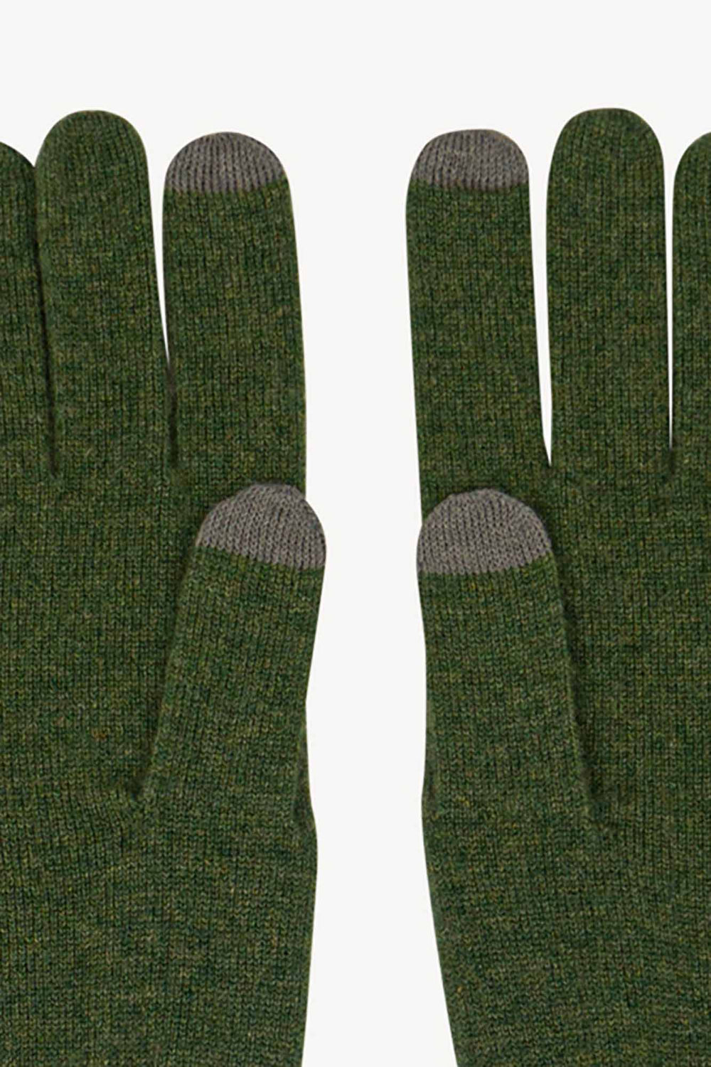 Guanti Touchscreen Donna in Puro Cashmere Loden