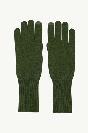 Guanti Touchscreen Donna in Puro Cashmere Loden