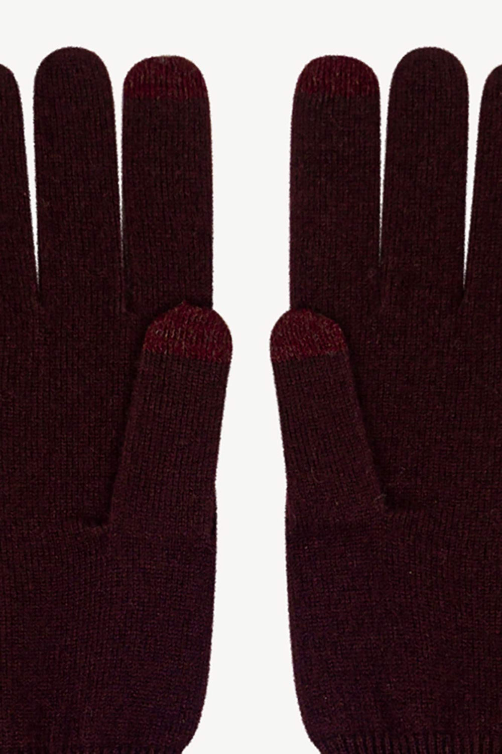 Guanti Touchscreen Donna in Puro Cashmere Acero