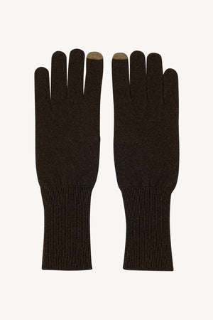 Guanti Touchscreen Donna in Puro Cashmere Mocha