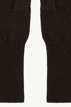 Guanti Touchscreen Donna in Puro Cashmere Mocha