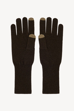 Guanti Touchscreen Donna in Puro Cashmere Mocha