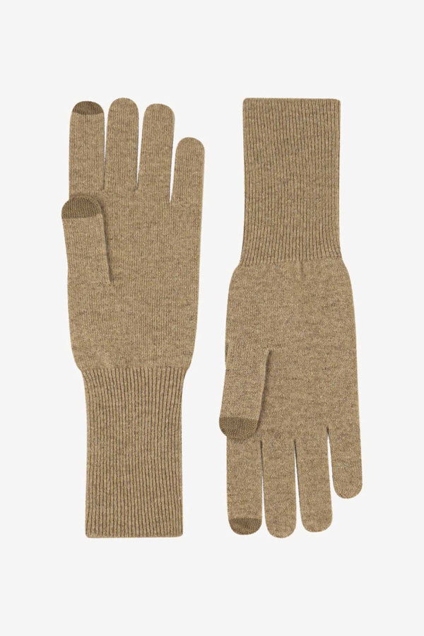 Guanti Touchscreen Donna in Puro Cashmere Dune