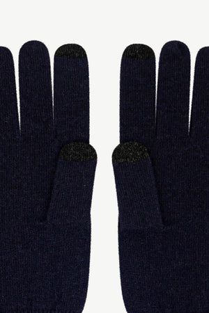 Guanti Touchscreen Donna in Puro Cashmere Notte