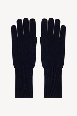 Guanti Touchscreen Donna in Puro Cashmere Notte