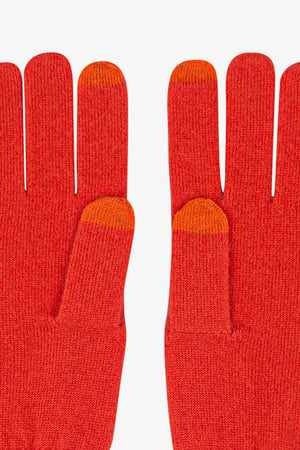 Guanti Touchscreen Donna in Puro Cashmere Bitter