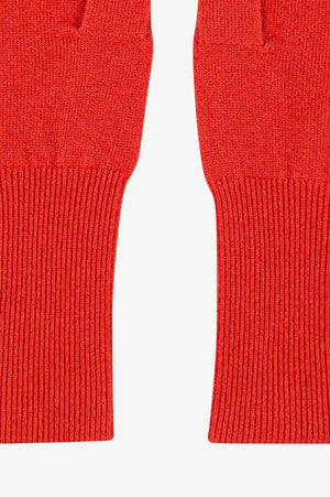 Guanti Touchscreen Donna in Puro Cashmere Bitter