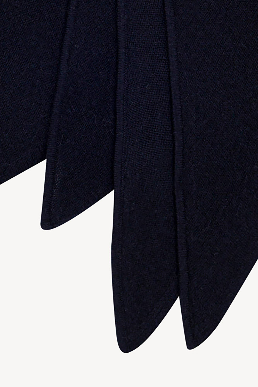 Sciarpa a Triangolo in Puro Cashmere Notte