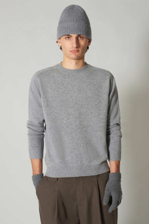 Guanti Uomo 4 Fili in Puro Cashmere Nero