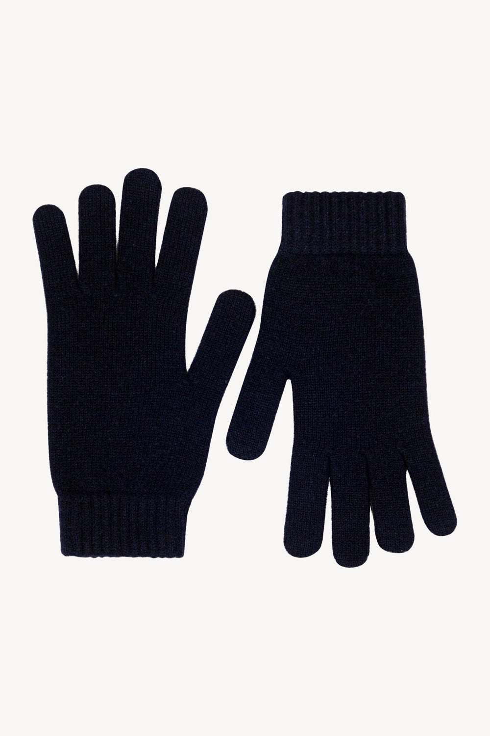 Guanti Uomo 4 Fili in Puro Cashmere Navy