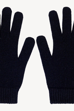 Guanti Uomo 4 Fili in Puro Cashmere Navy