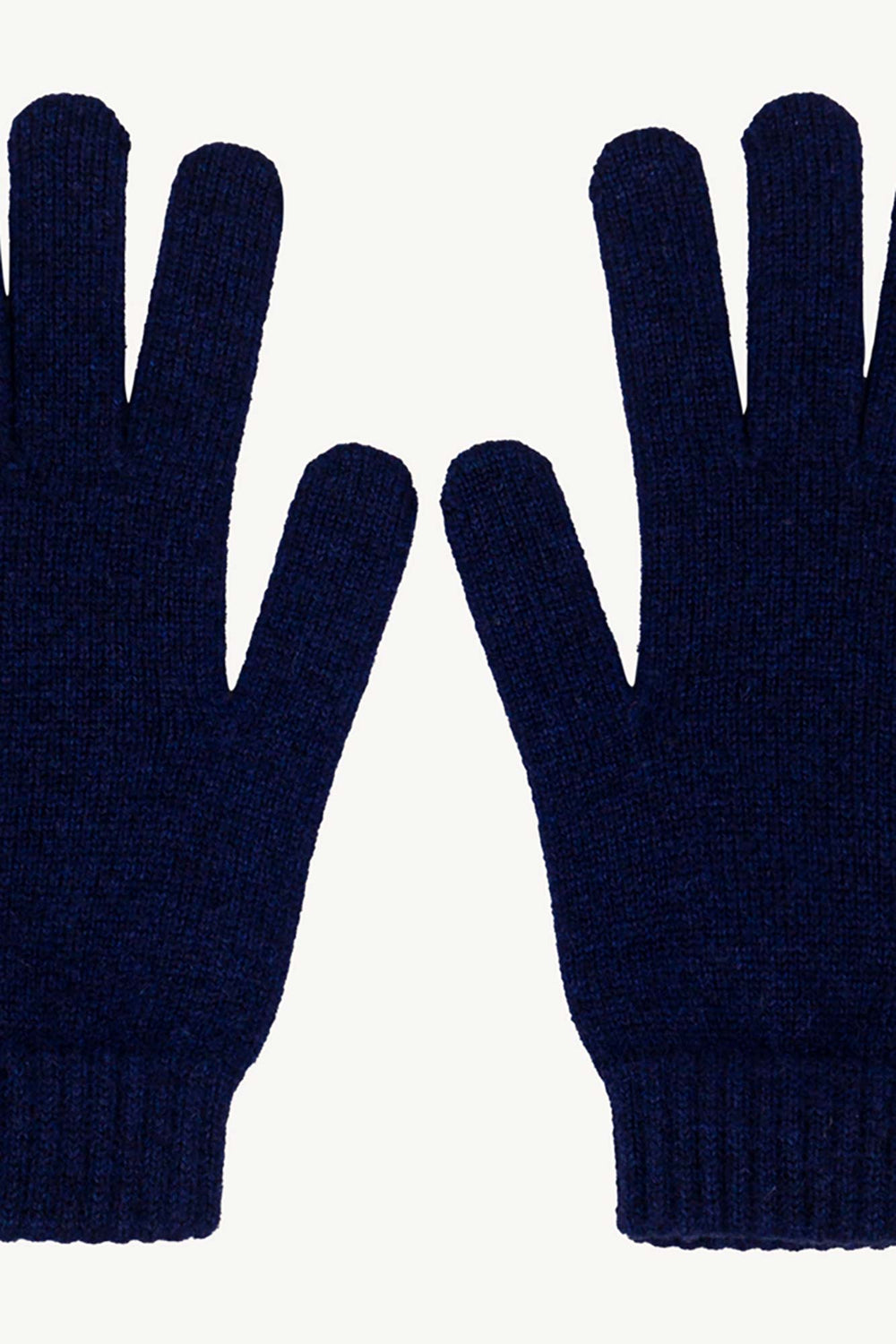 Guanti Uomo 4 Fili in Puro Cashmere Ink Blue