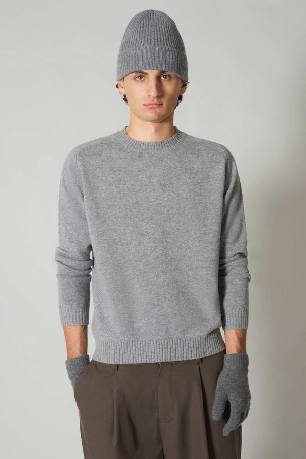 Guanti Uomo 4 Fili in Puro Cashmere Flanella
