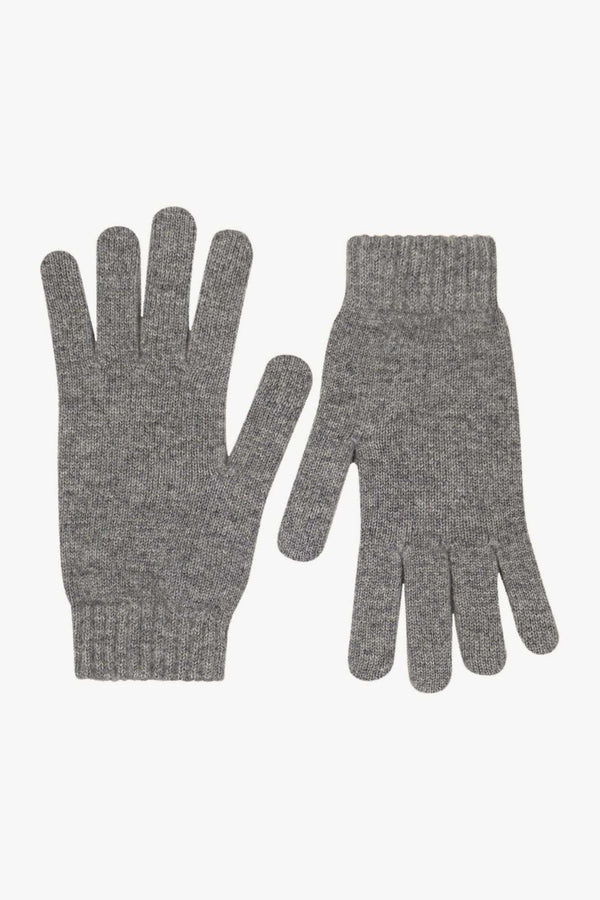 Guanti Uomo 4 Fili in Puro Cashmere Silver