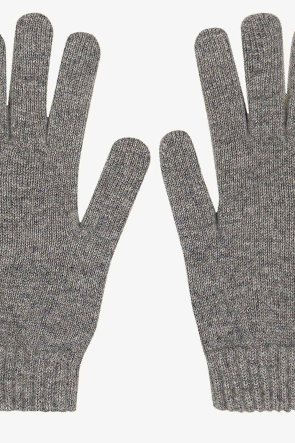 Guanti Uomo 4 Fili in Puro Cashmere Silver