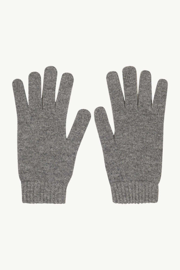 Guanti Uomo 4 Fili in Puro Cashmere Silver