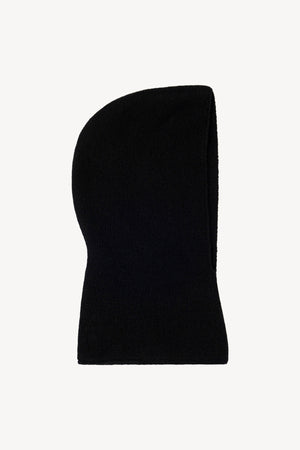 Scaldacollo con Cappuccio in Puro Cashmere Nero