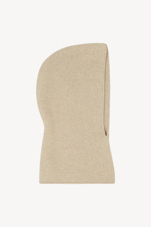 Scaldacollo con Cappuccio in Puro Cashmere Avena