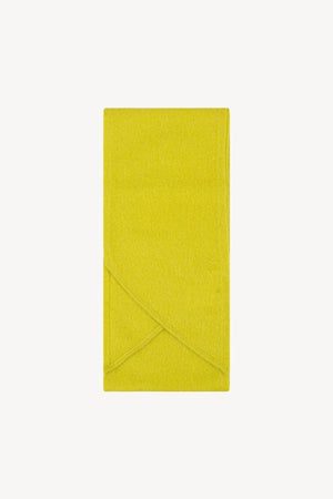 Lime Pure Cashmere Brushed Small Scarf
