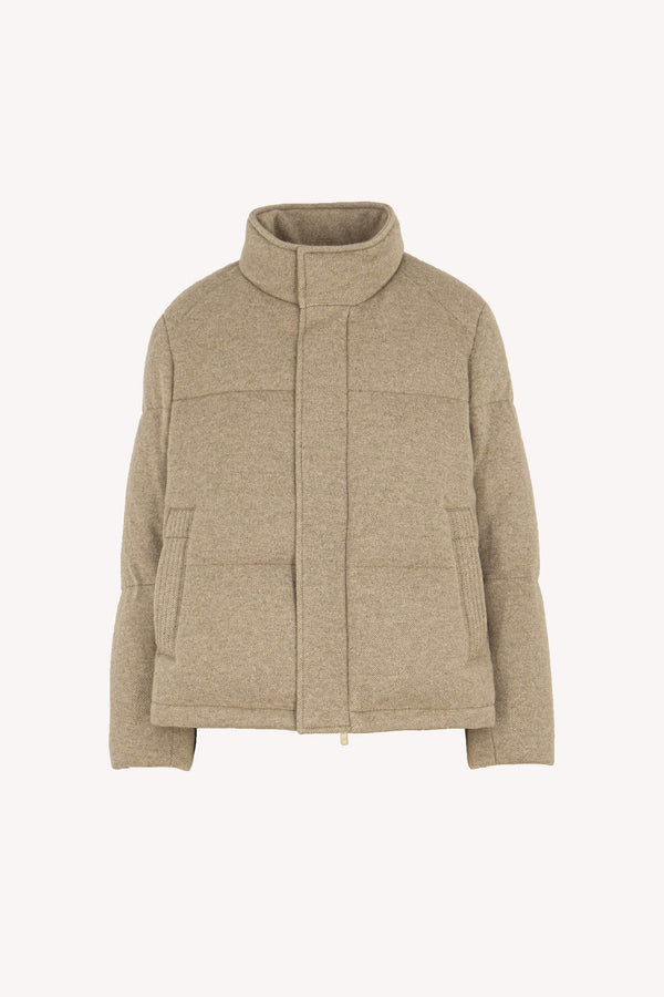 Piumino Unisex in Cashmere Avena