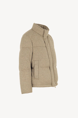 Piumino Unisex in Cashmere Avena