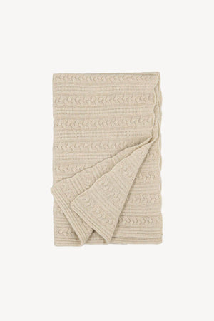 Plaid Bebè in Puro Cashmere Avena