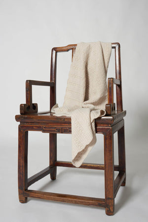 Plaid Bebè in Puro Cashmere Avena