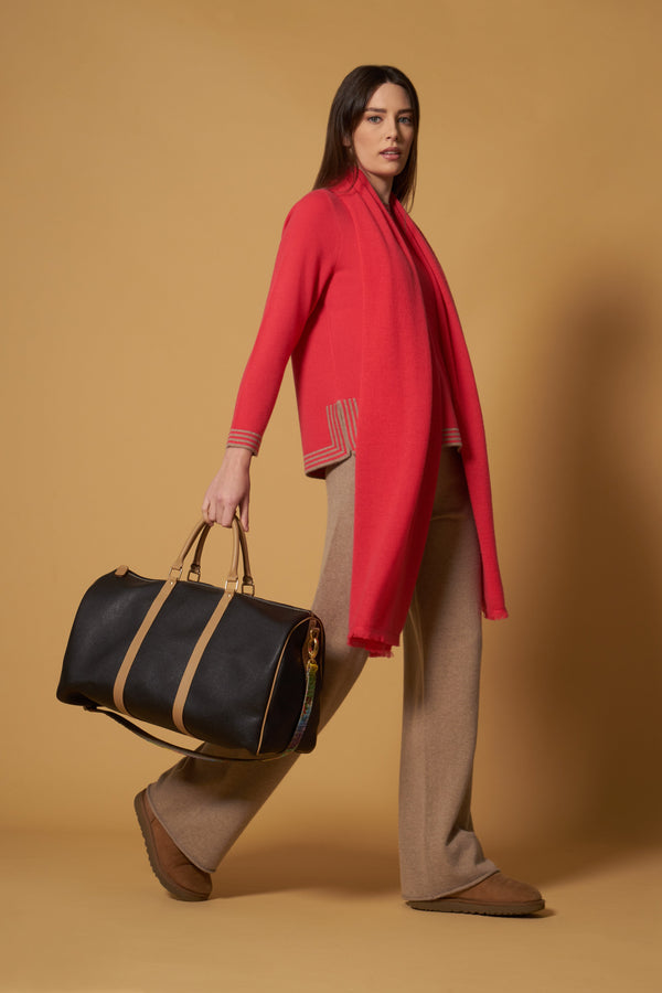 Maglia Bordi Righe Puro Cashmere