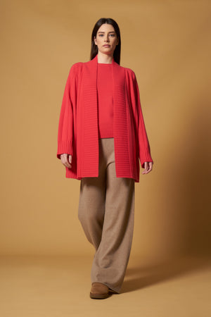 Cardigan Over Costa Larga Puro Cashmere