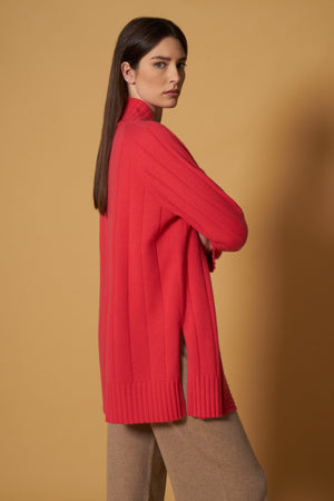 Cardigan Over Costa Larga Puro Cashmere