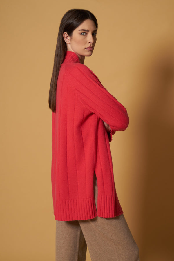 Cardigan Over Costa Larga Puro Cashmere
